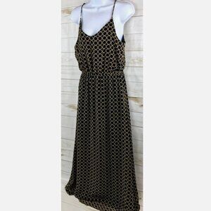 Banana Republic Sleeveless Printed Maxi Dress